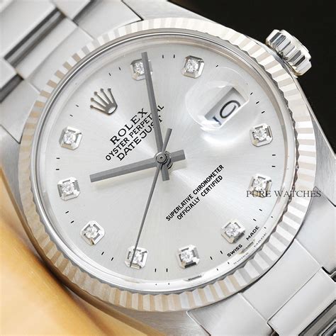 rolex date just 18k|rolex datejust 18k white gold.